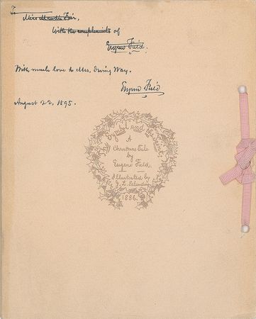 Lot #32 Eugene Field: Rare Christmas tale from