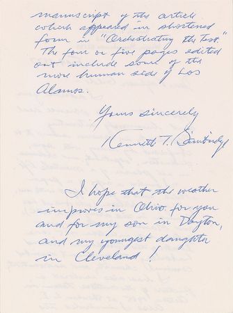 Lot #371 Kenneth T. Bainbridge: 