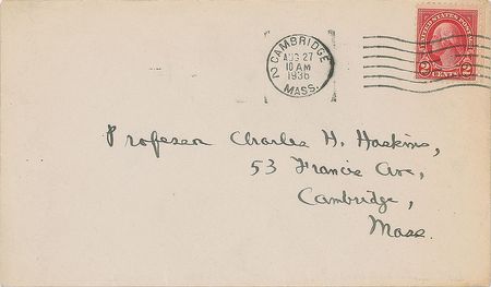 Lot #372 George David Birkhoff: 