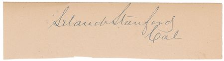 Lot #506 Leland Stanford Signature - Image 2