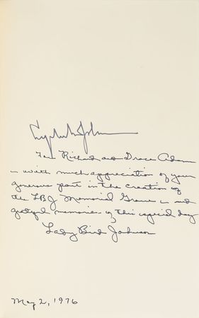 Lot #330 Lyndon and Lady Bird Johnson: 