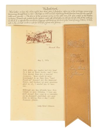 Lot #330 Lyndon and Lady Bird Johnson: 