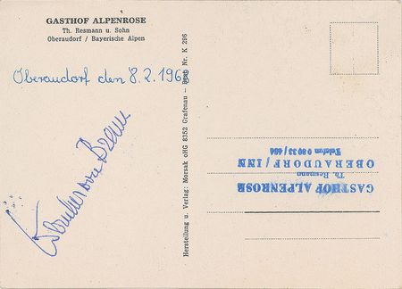 Lot #654 Wernher von Braun Signature - Image 1