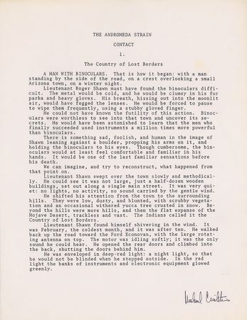 Lot #574 Michael Crichton - Image 1
