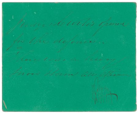 Lot #272 Andrew Johnson Ticket - Image 2