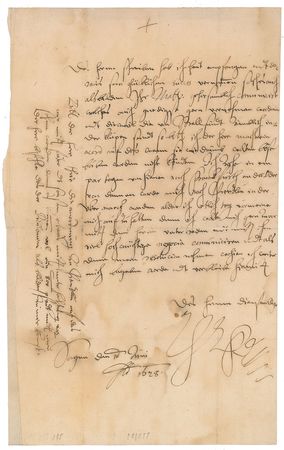 Lot #534 Albrecht von Wallenstein Signed Letter - Image 2