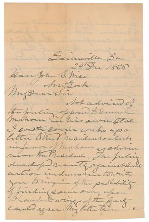 Lot #523 James Longstreet: 