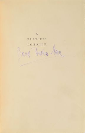 Lot #473 Grand Duke Alexander of Russia and Grand Duchess Maria Pavlovna Books - Image 1