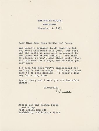 Lot #344 Ronald Reagan: 