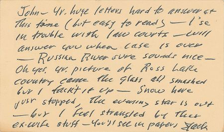 Lot #59 Jack Kerouac: 