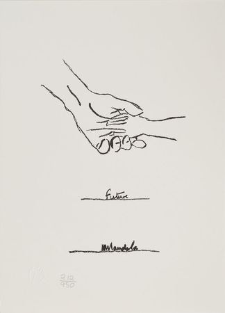 Lot #362 Nelson Mandela: Stunning limited edition set of lithographs by Mandela - Image 6