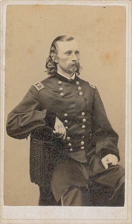 Lot #526 George A. Custer Carte-De-Visite - Image 1