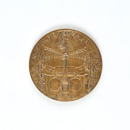 Lot #9543  Amsterdam 1928 Summer Olympics Participation Medal and Collection of Gerrit Eijsker - Image 2