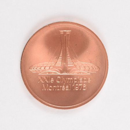 Lot #9602  Montreal 1976 Summer Olympics Copper Participation Medal - Image 1