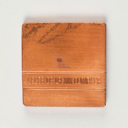 Lot #904  Mexico City 1968 Summer Olympics Copper Participation Medal - Image 2