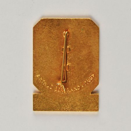 Lot #9587  Grenoble 1968 Winter Olympics Committee Badge - Image 2