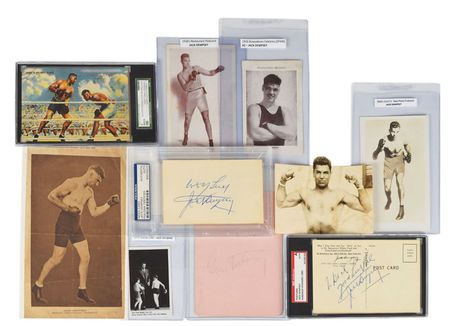 Lot #9469 Jack Dempsey and Gene Tunney Group Lot - Image 1