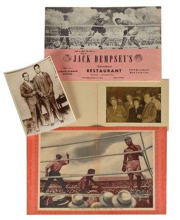 Lot #9469 Jack Dempsey and Gene Tunney Group Lot - Image 2