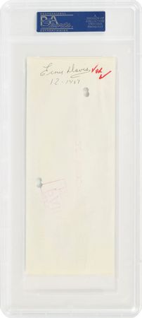 Lot #9430 Ernie Davis Signed Check - Image 2