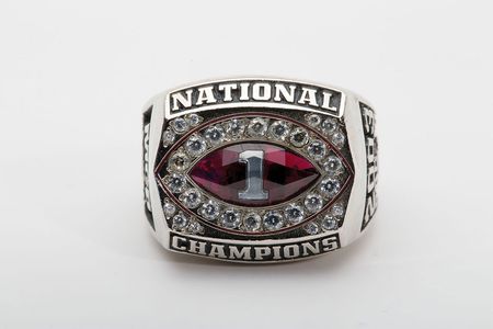 Lot #9419  2003 USC Trojans Championship Ring - Image 1