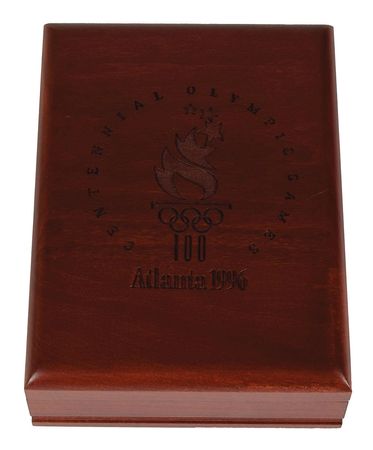 Lot #9629  Atlanta 1996 Summer Olympics Winner's Medal Box - Image 1