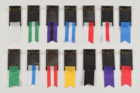 Lot #9650  Durban Complete Set of IOC Session Badges - Image 2