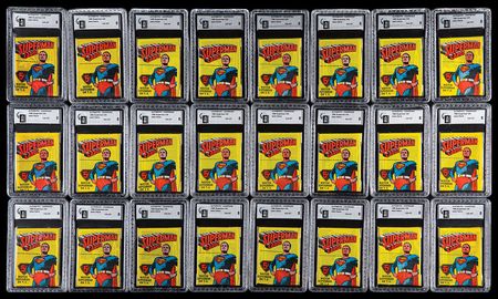 Lot #9504  1966 Superman Wax Box - Image 1
