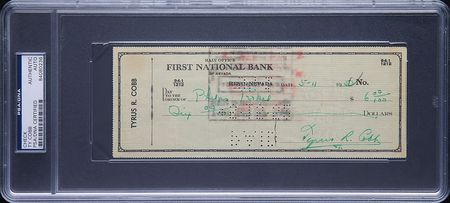 Lot #897 Ty Cobb