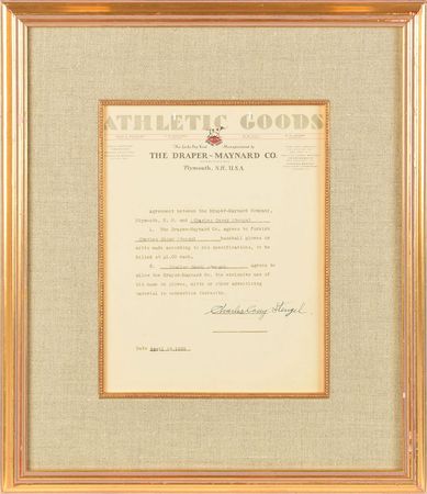 Lot #839 Casey Stengel
