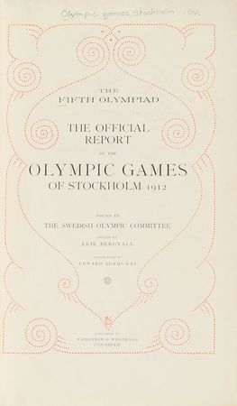 Lot #9531  Stockholm 1912 Summer Olympics Official Report - Image 2