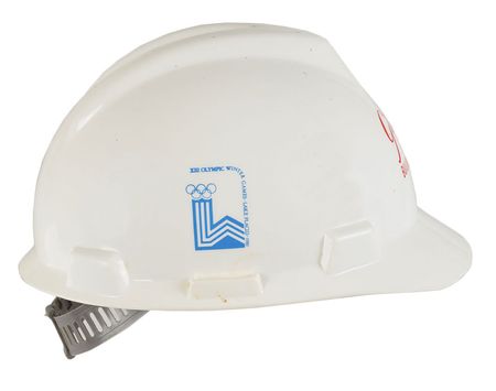 Lot #9606  Lake Placid 1980 Winter Olympics Construction Hard Hat - Image 2