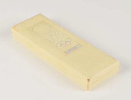 Lot #9594  Sapporo 1972 Winter Olympics Radio/TV Press Badge - Image 3