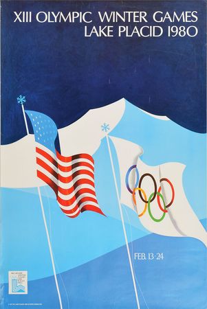 Lot #9605  Lake Placid 1980 Winter Olympics Group of (4) Posters - Image 1