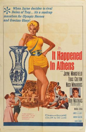 Lot #9666  It Happened in Athens and Walk, Don't Run Posters - Image 1
