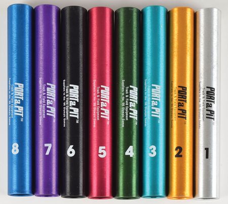 Lot #9635  Atlanta 1996 Summer Olympics Full Set of (8) Relay Batons - Image 1
