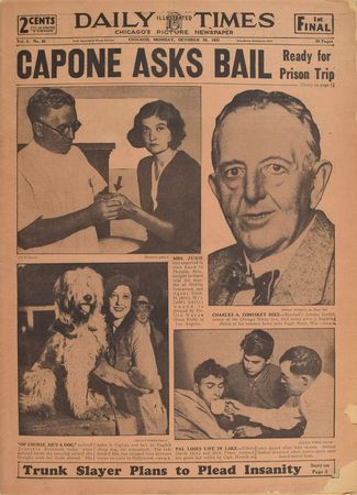 Lot #9384  1931 Chicago Daily Times: Charles Comiskey Death - Image 1