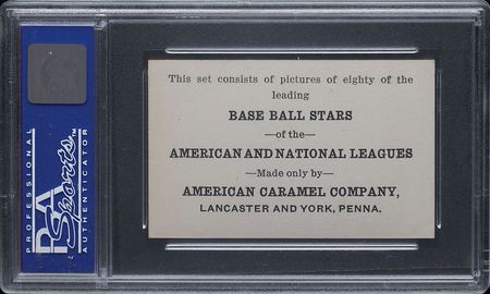 Lot #9077  1921 E121 American Caramel Dave Bancroft PSA NM 7 - Image 2