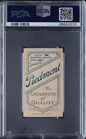 Lot #9050  T206 Piedmont 350-460/25 Hugh Duffy PSA NM 7 - Image 2