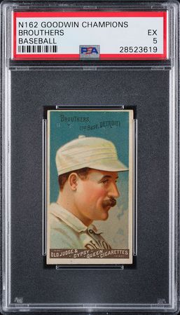 Lot #9012  N162 Goodwin Champions Dan Brouthers PSA EX 5 - Image 1