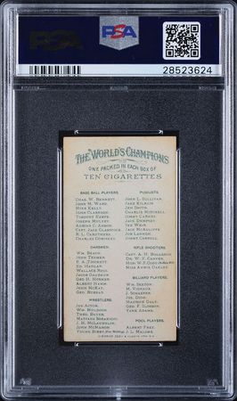 Lot #9016  N28 Allen & Ginter Mike Kelly PSA EX 5 - Image 2