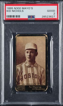 Lot #9020  1895 N300 Mayo's Cut Plug Kid Nichols PSA Good 2 - Image 1