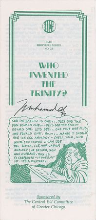 Lot #9456 Muhammad Ali Group of (3) Signed Pamphlets - Image 3