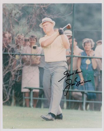 Lot #9495 Arnold Palmer, Jack Nicklaus, and Byron Nelson Signed Photographs - Image 2