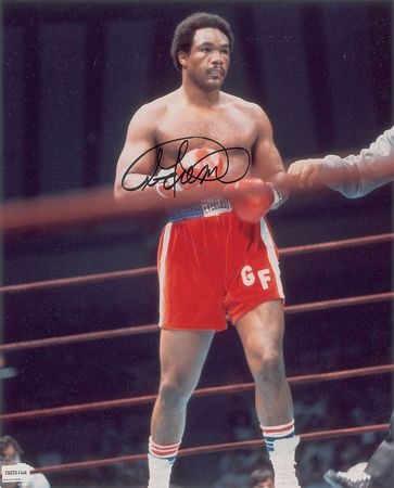 Lot #9463 Muhammad Ali, Floyd Patterson, and George Foreman Signed Photographs - Image 3