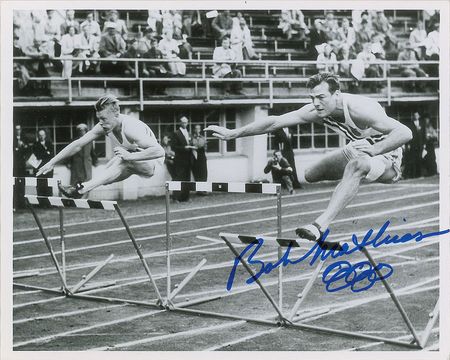 Lot #9603 Bruce Jenner and Bob Mathias (4) Signed Photographs - Image 4