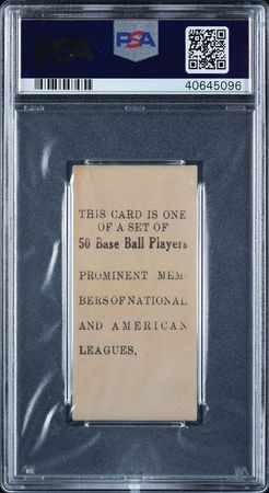 Lot #9022  1909 E101 John McGraw PSA EX 5 - Image 2