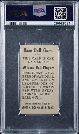 Lot #9026  1909 E92 Dockman & Sons Honus Wagner PSA EX 5 - Image 2