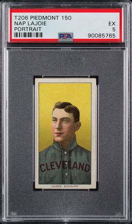 Lot #9043  T206 Piedmont 150 Nap Lajoie PSA EX 5 - Image 1