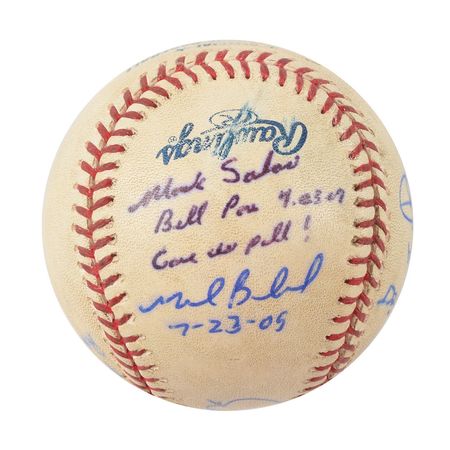 Lot #9242 Mark Buehrle Game-Used and Signed Perfect Game Baseball - Image 3