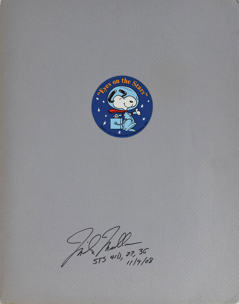 Snoopy Astronaut Eyes On The Stars SPACE Snoopy With Flag